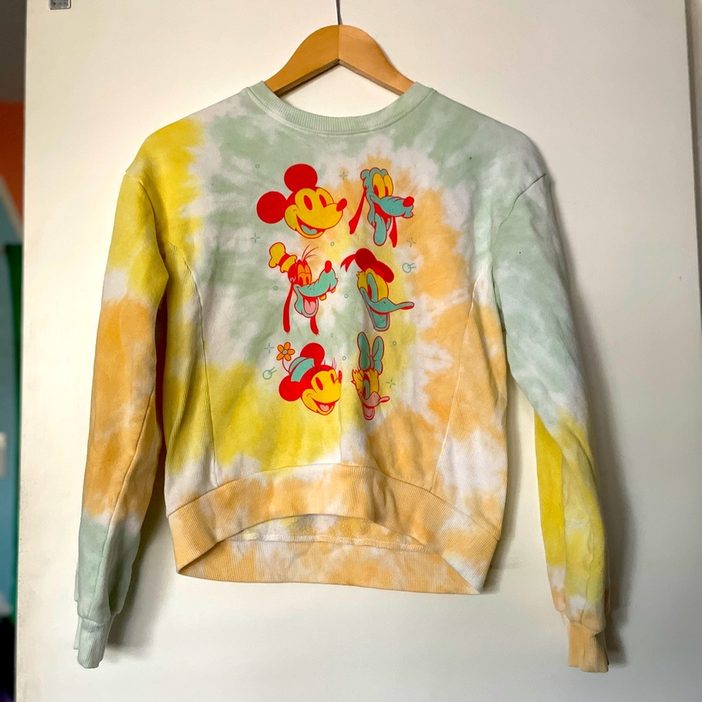 tie dye mickey characters
